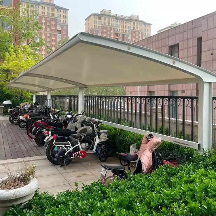 龙游县膜结构电动车棚